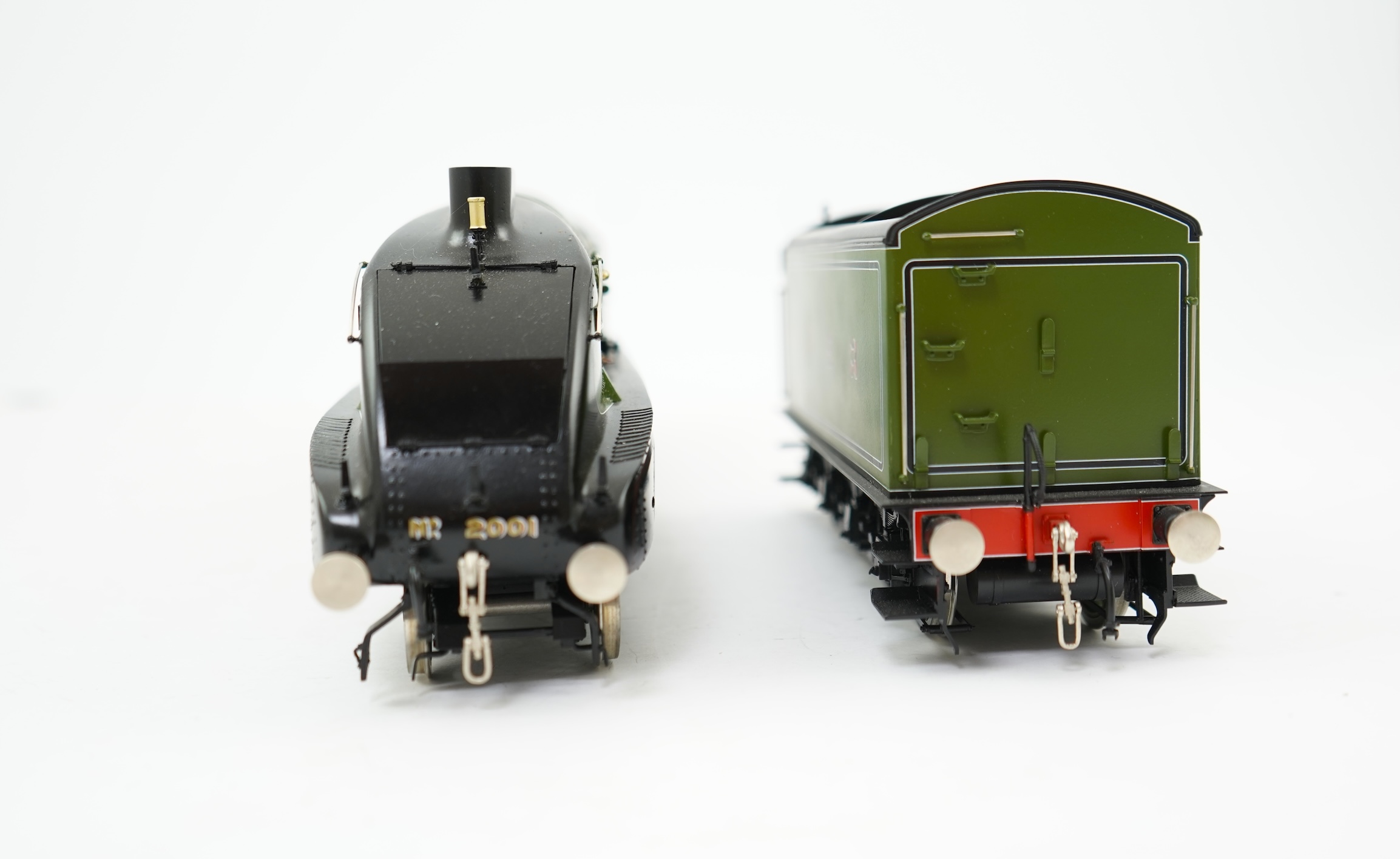 An 0 Gauge L H Lovelace & Co. by F M Models, model of LNER Class P2 Cock O’ The North, 2001 2-8-2 locomotive, powered for two rail operation, with original box.